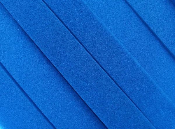 Blue Sponge Foam Texture Pieces Foam Sponges Shape Elongated Array — Stock Photo, Image