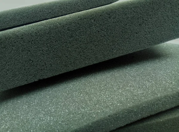 Green Sponge Foam Material Vorhanden Blassgrünes Schaumstoff Material Mit Glatter — Stockfoto