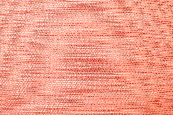 Pano vermelho textura fundo com padrão listrado delicado — Fotografia de Stock