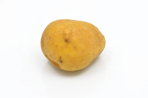 Jediné izolované brambor — Stock fotografie