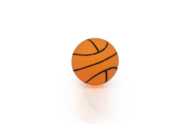 Pomarańczowy koszykówka piłka — Zdjęcie stockowe