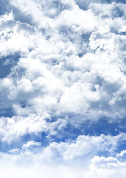 푸른 하늘에 구름 — 스톡 사진
