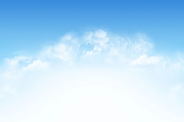 Wolken op hemel met witte gloed — Stockfoto