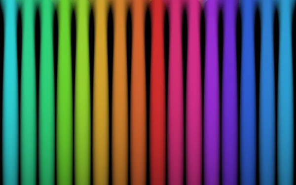 Färgade lampor på svart bakgrund — Stockfoto