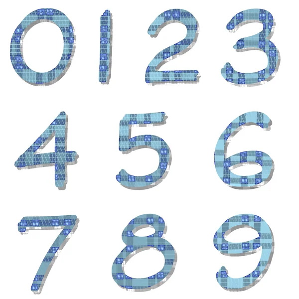 Colored numbers — Stock Photo, Image