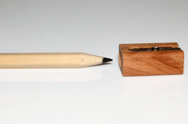 Ołówek i noży — Zdjęcie stockowe