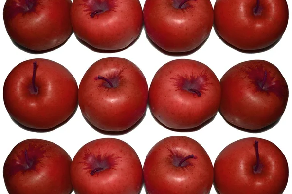 Group of red apples — Stock Photo, Image