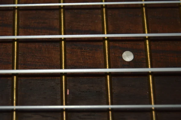 Handle wooden guitar — Stock Photo, Image