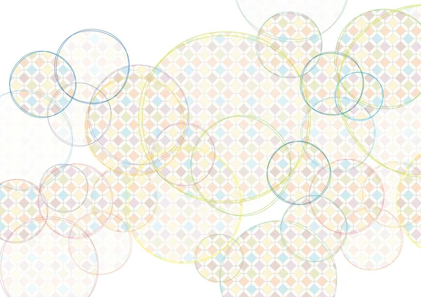 Фон с цветными кругами — стоковое фото