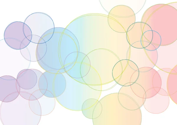 Фон с цветными кругами — стоковое фото