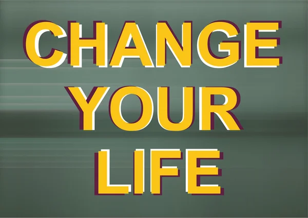 Mudar a sua vida — Fotografia de Stock