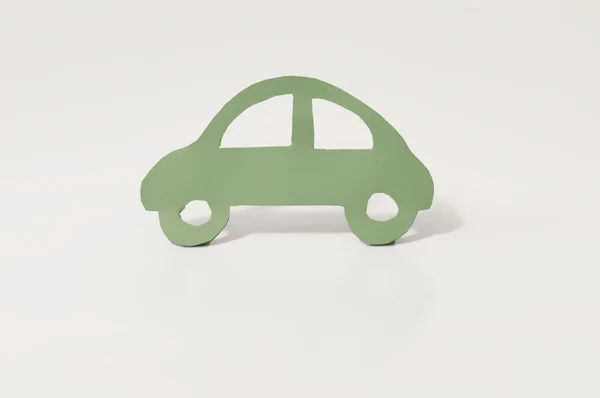 Samochód z papieru — Zdjęcie stockowe