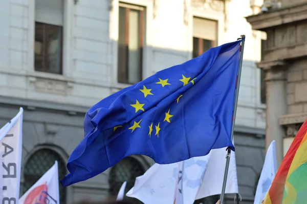 Bandiera unica europea — Foto Stock