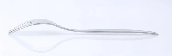Jednej metal widelec — Zdjęcie stockowe
