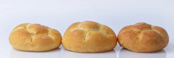 Tři šišky chleba — Stock fotografie