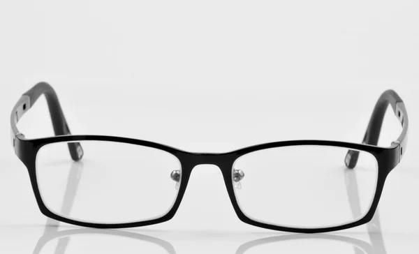 Brille mit schwarzem Rahmen — Stockfoto