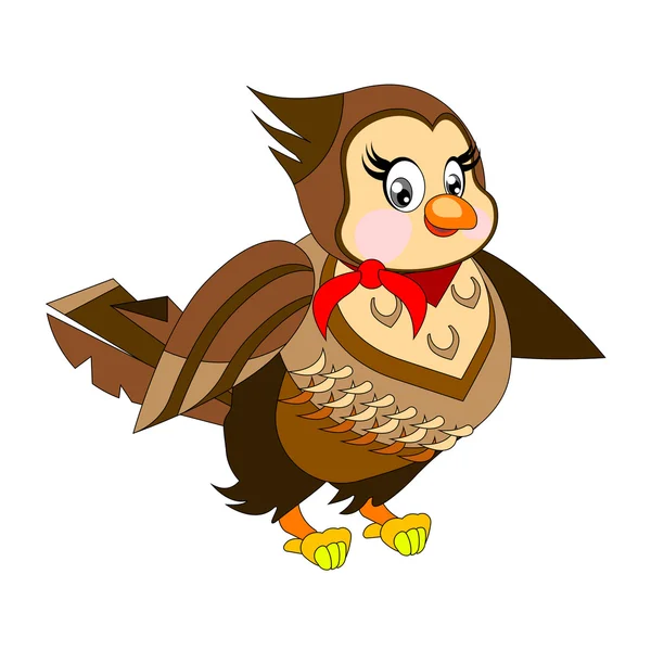 Beyaz bir arka plan üzerinde şirin serçe