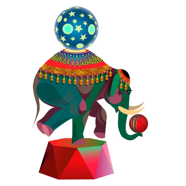 Sirk fil topları ile