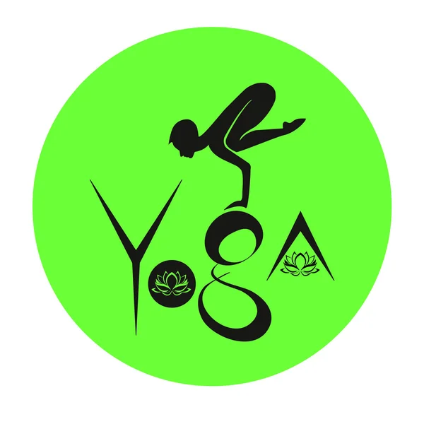 Vektör çizim - Yoga sembolü