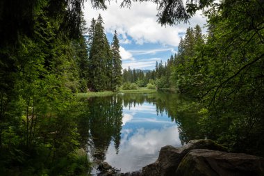 Vrbicke pleso tarn in Low Tatras Mountais, Slovakya