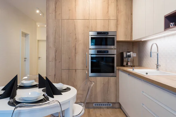 Interieur Keuken Modern Appartement — Stockfoto