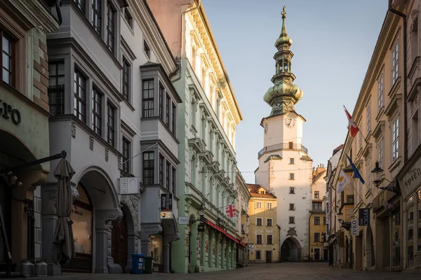 Bratislava Slovacchia Apr 2020 Michalska Vuota Durante Pandemia Coronavirus Con — Foto Stock