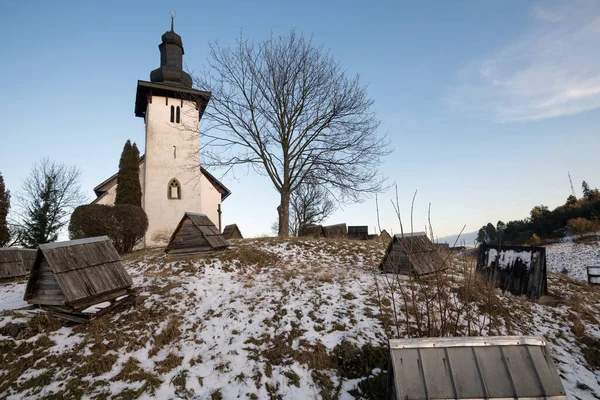 Martincek Köyündeki Piskopos Aziz Martin Katolik Kilisesi Slovakya Nın Ruzomberok — Stok fotoğraf