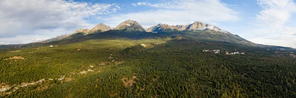 Aerial Panoramic View High Tatras Slovakia — Stock Photo, Image