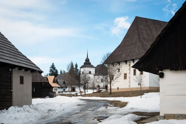 Szüreti Házak Szabadtéri Múzeum Liptó Falu Pribylina Szlovákia — Stock Fotó