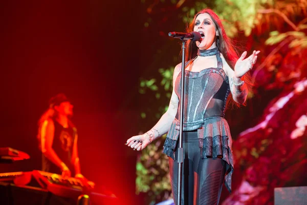 Bratislava Slowakei 2018 Floor Jansen Sänger Von Nightwish Der Finnischen — Stockfoto