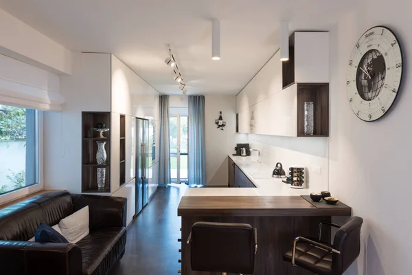 Bagian Dalam Dapur Rumah Modern — Stok Foto