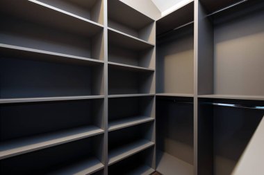 Detail of empty wardrobe