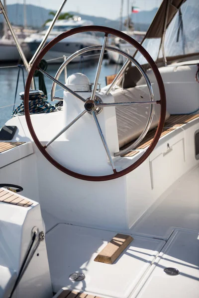 Rudder Sailing Yacht — Foto Stock