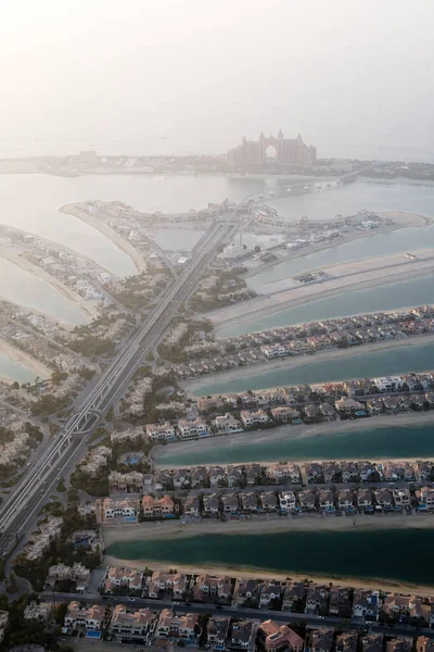 Dubai Uae Лютого 2018 Повітряний Вид Пальми Джумейра Дубаї Оае — стокове фото