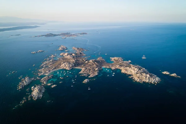 Aerial View Lavezzi Island Corsica Island France — Fotografia de Stock