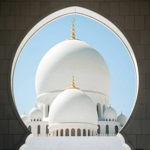 Scheich Zayed Moschee Abu Dhabi Vereinigte Arabische Emirate — Stockfoto
