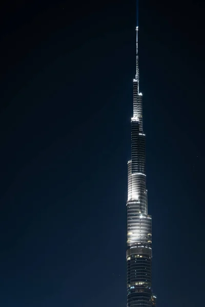 Dubai Zjednoczone Emiraty Arabskie Lutego 2018 Deatil Burj Khalifa Top — Zdjęcie stockowe