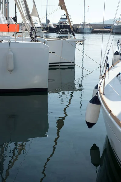 Detail Sailing Yachts Marina — Foto de Stock