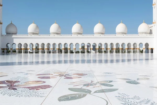 Scheich Zayed Moschee Abu Dhabi Vereinigte Arabische Emirate — Stockfoto