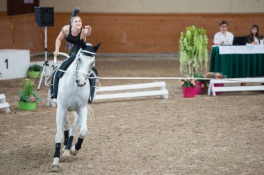 PEZINOK, SLOVAKIA - 16 Haziran 2017: Avusturya 43. Takım, 16 Haziran 2017 'de Slovakya' nın Pezinok kentinde yapılan Kasa yarışmasında faaliyet gösterdi