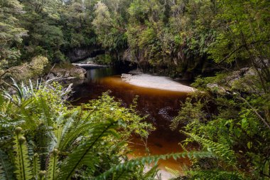 Moria Kapı Kemeri, Oparara Nehri, Karamea, Batı Yakası, Yeni Zelanda