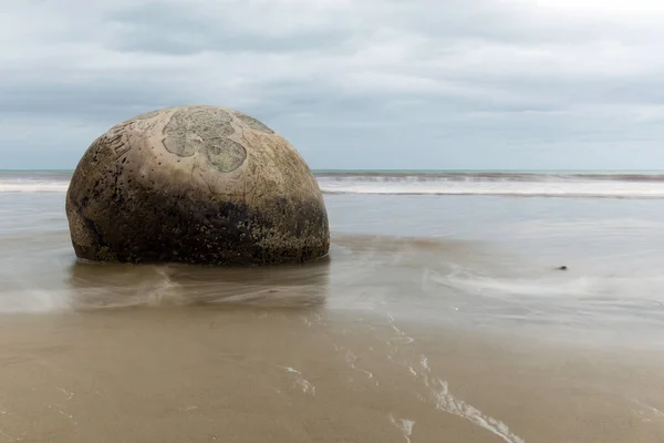 Moeraki Boulder Koekohe Beach Eastern Coast New Zealand — Stock Photo, Image