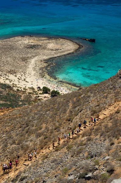 Turist Rota, Gramvousa Adası, Crete, Yunanistan