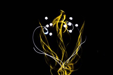 ışık uzun pozlama gece fotoğrafçılık soyut fotoğrafçılık teknikleri ile renk boyama