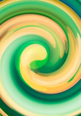 Soyut dairesel yeşil bokeh soyut ışık arkaplanı