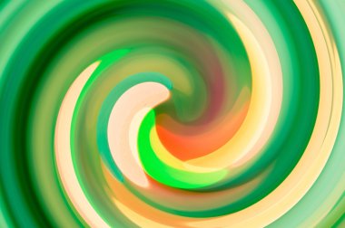 Soyut dairesel yeşil bokeh soyut ışık arkaplanı