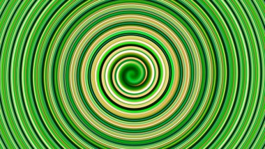 Soyut dairesel yeşil bokeh soyut ışık arkaplanı