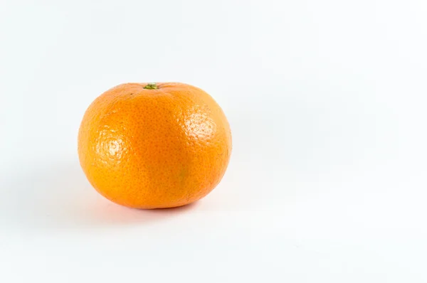 Na białym tle pomarańczowy — Zdjęcie stockowe