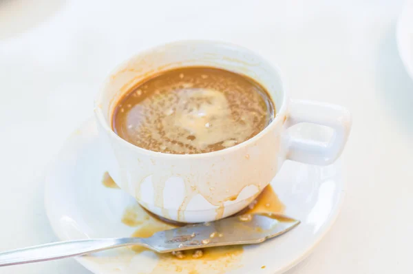 Café con agua que no está caliente —  Fotos de Stock