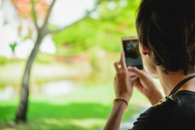 Hipster modern insan alarak resim onun Capitol su 